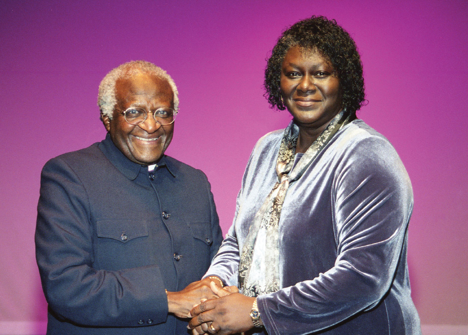 Feature - A Coastal Career - Pat Singleton-Young met Archbishop Desmond Tutu