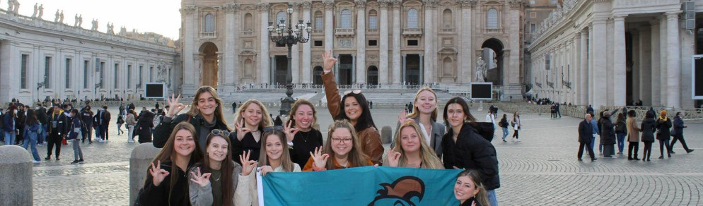 Students Visiting Rome 