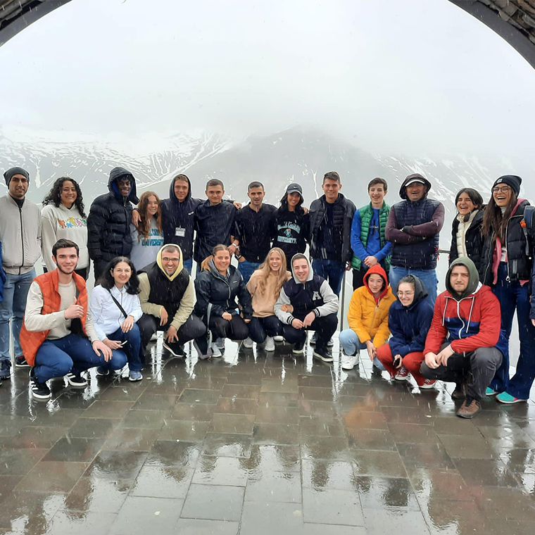 Students visit the country of Georgia