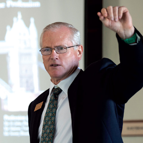 CCU business professor John Mortimer redesigned the Boyles Fund project and guided the Student Investment Committee.