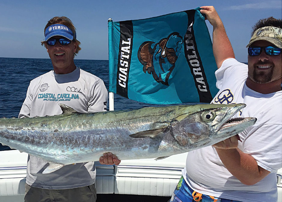 The Coastal Carolina University Saltwater Anglers won first place in the 37th Annual East Coast Got-Em-On King Mackerel Tournament in July.