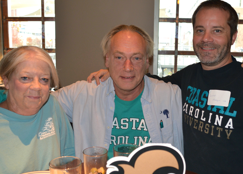 Image from alumni gathering in Columbia on December 9, 2017, before the Chanticleers’ men’s basketball team played the University of South Carolina.