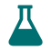 Graphic image of an Erlenmeyer flask, or conical flask