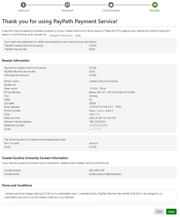 Paypath Receipt