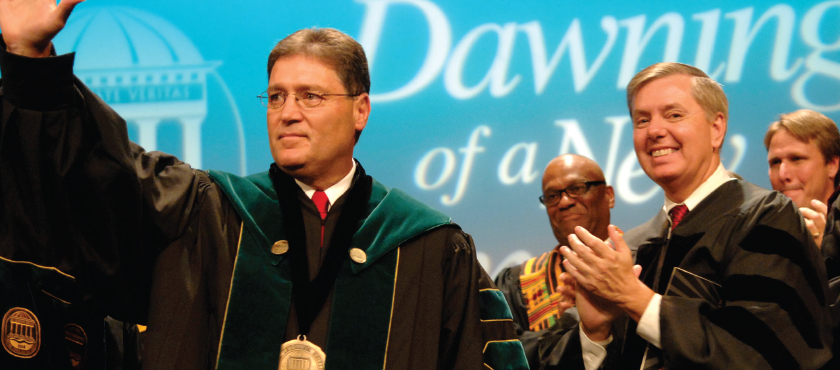 DeCenzo was inaugurated as CCU’s second president on Sept. 14, 2007.