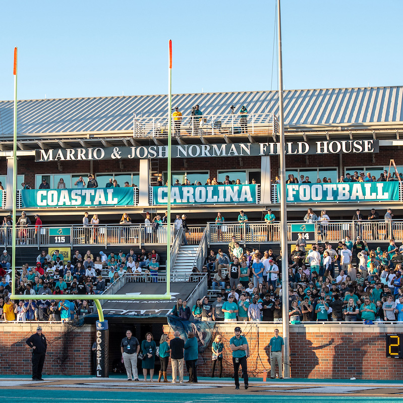 The field house at CCU has been renamed the Marrio and Josh Norman Field House.