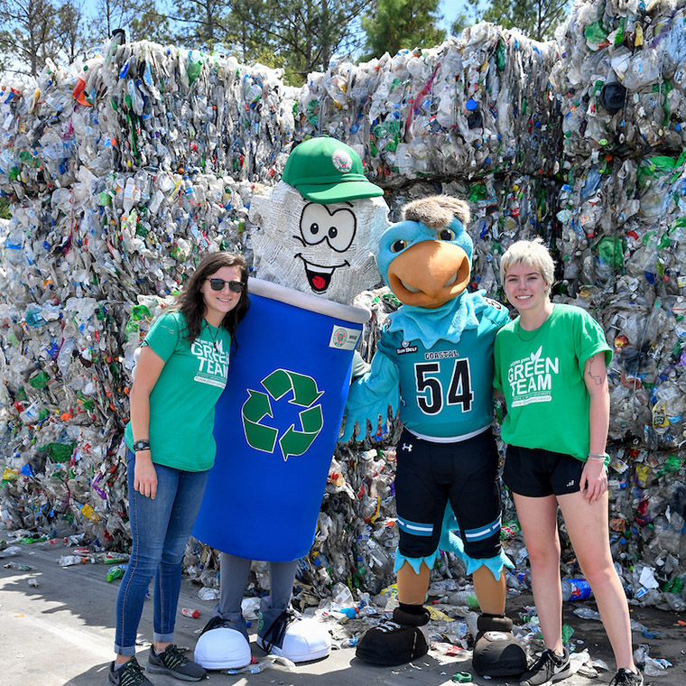 The Green Team is an integral part of the behind-the-scenes work of sustainability at CCU.