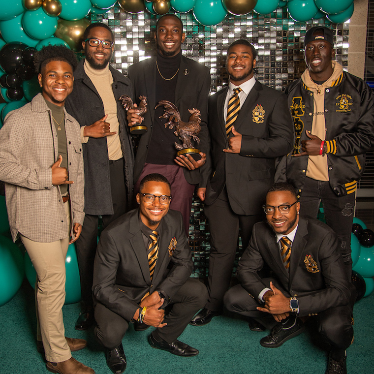 Alpha Phi Alpha Fraternity Inc. received the Fraternity and Sorority Life Outstanding Community Service Award.