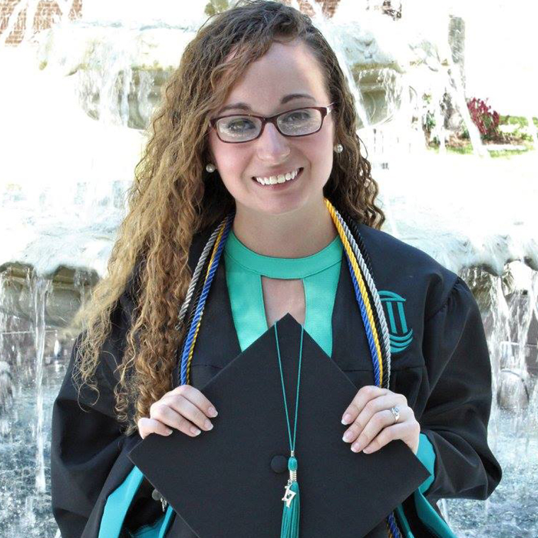 Jessia Hughes graduated from CCU in 2017.