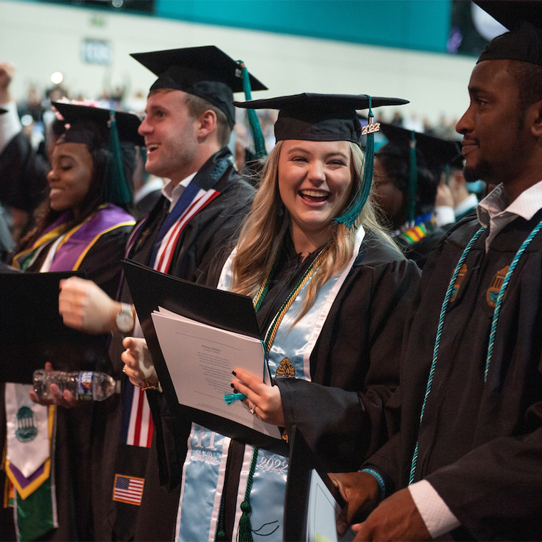 CCU graduates from all academic colleges were celebrated across three ceremonies.