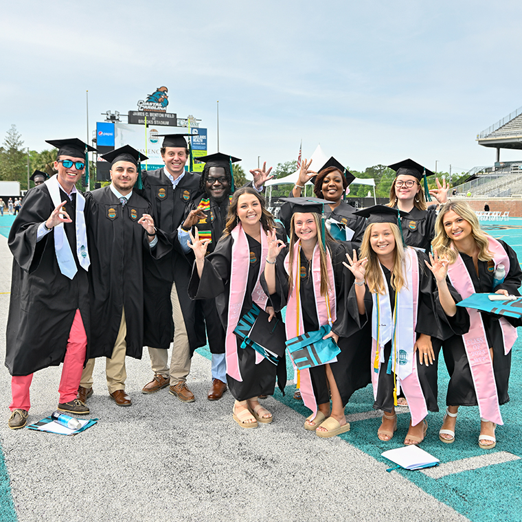 Coastal Carolina University held its spring commencement exercises May 5-6, with approximately 1,625 students eligible to participate.