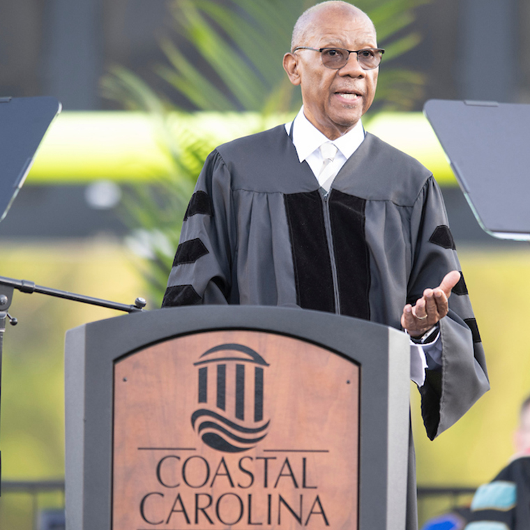 Judge Clifton Newman encourages CCU graduates to “meet the